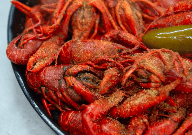 Crawfish with Peppers.