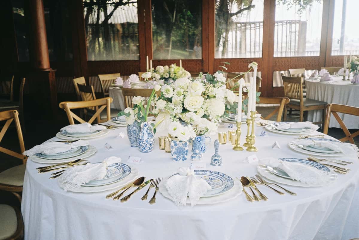 decorated table
