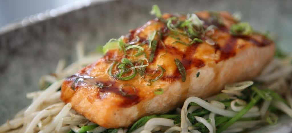 salmon teriyaki