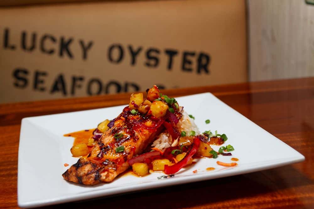 salmon dish