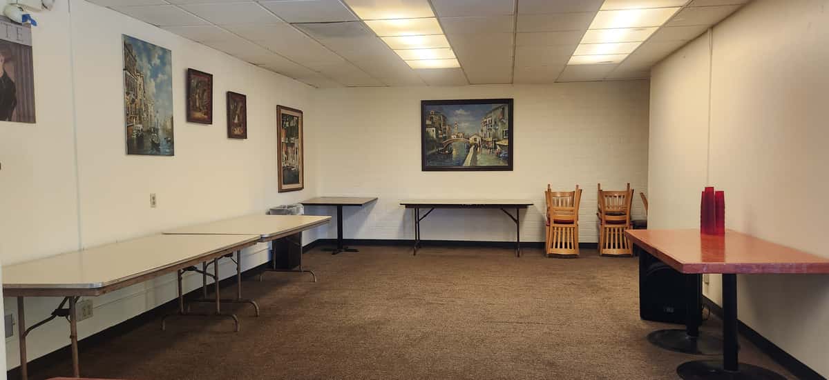South side of Third Ave banquet Room