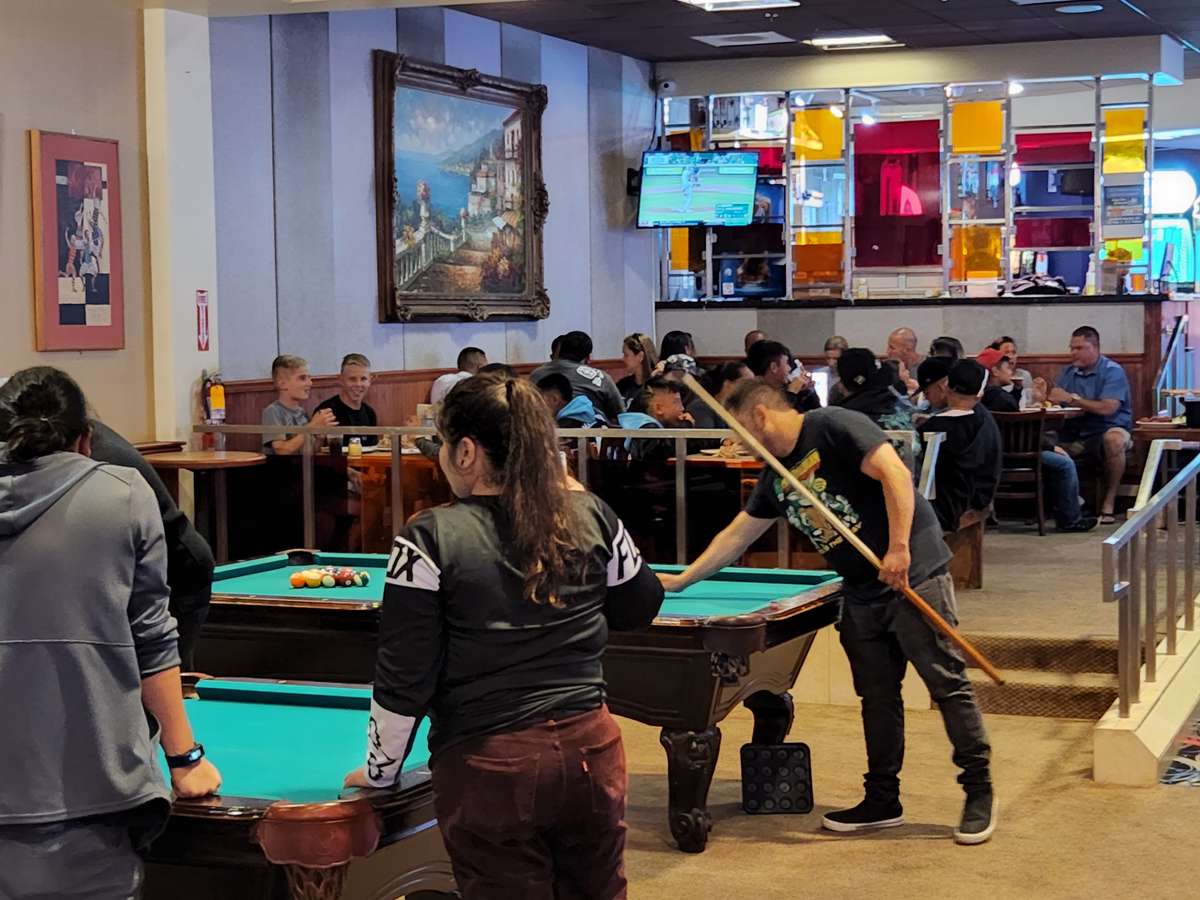 Play Pool & Dine Between the Billiards & Arcade