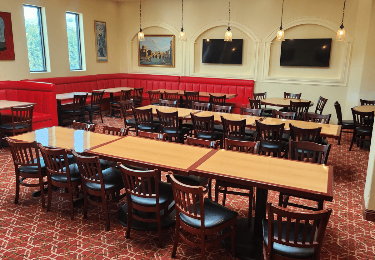 New Dining Room with Seats &Tables