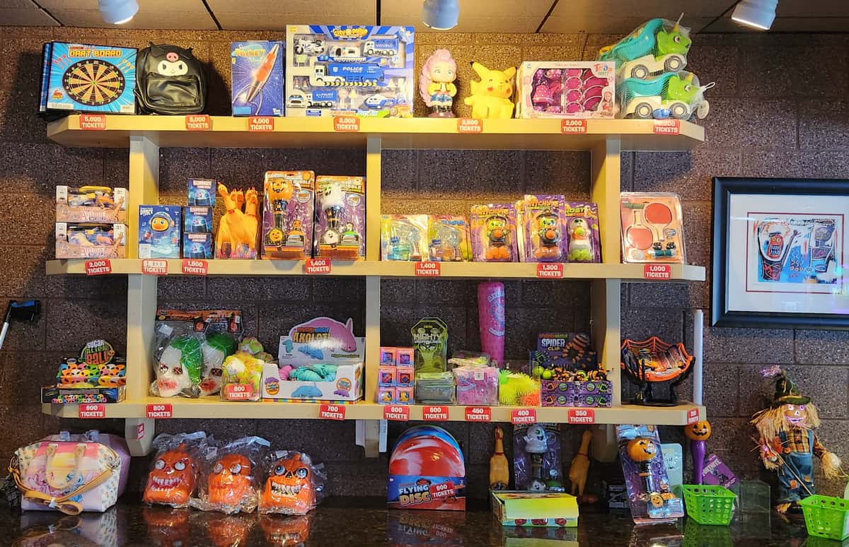 Many Halloween Prizes at the Arcade