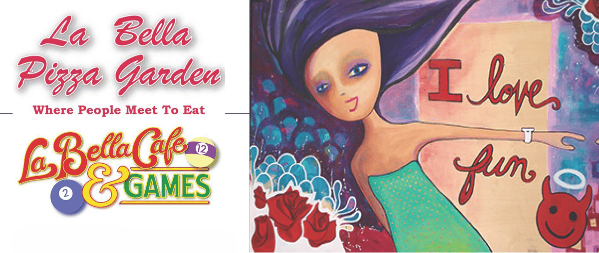 La Bella pizza La Bella Cafe & Games Meet to Eat Luv the Fun