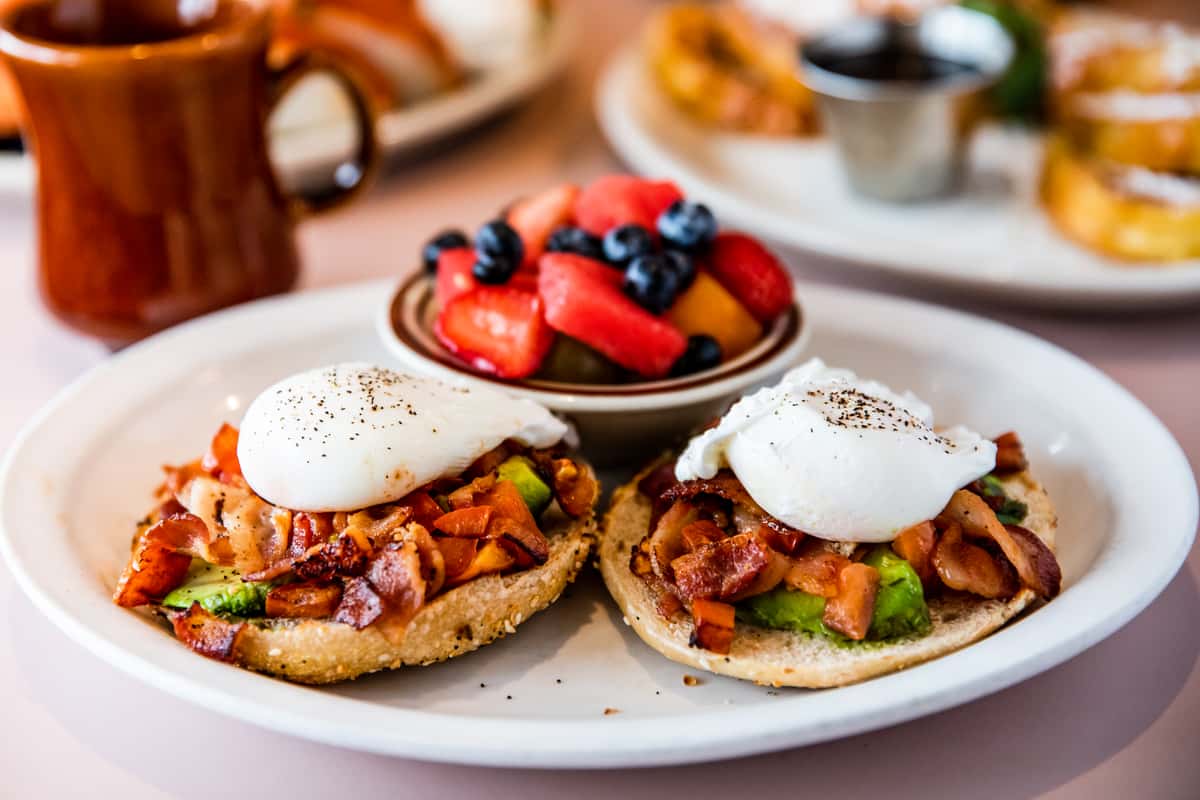 Poached eggs