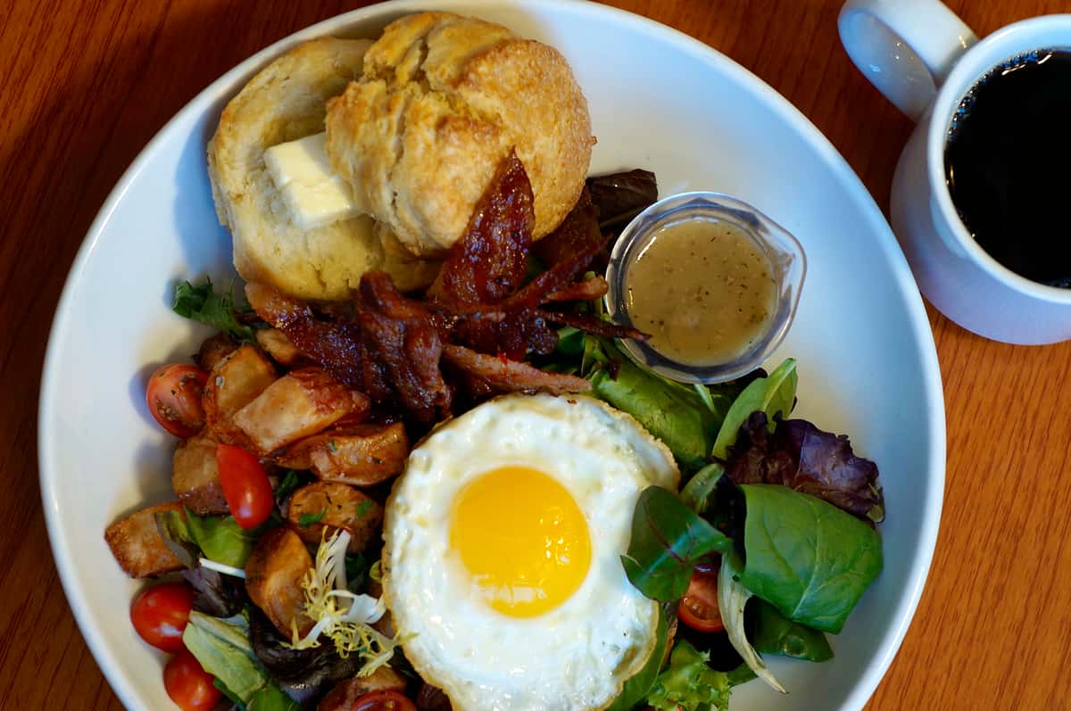 breakfast plate