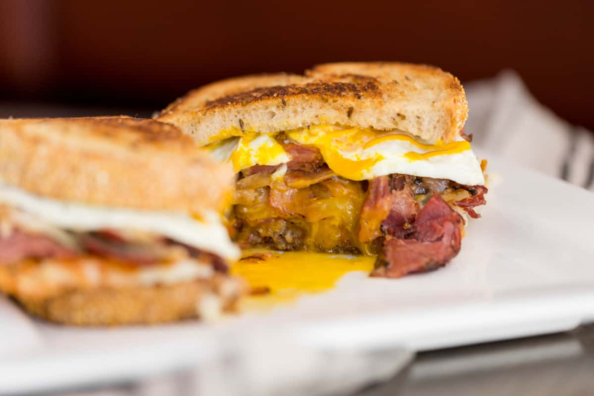 The Pastrami And Egg Sandwich Breakfast All Day The Pan American