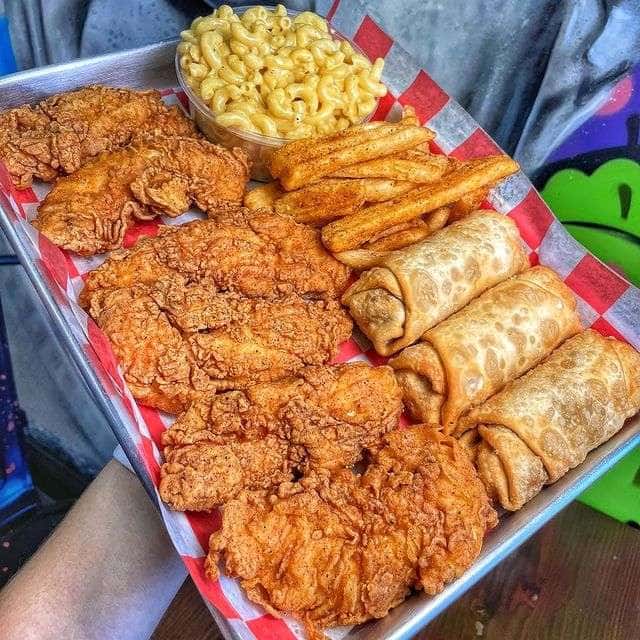 Fried Chicken and Egg Roles