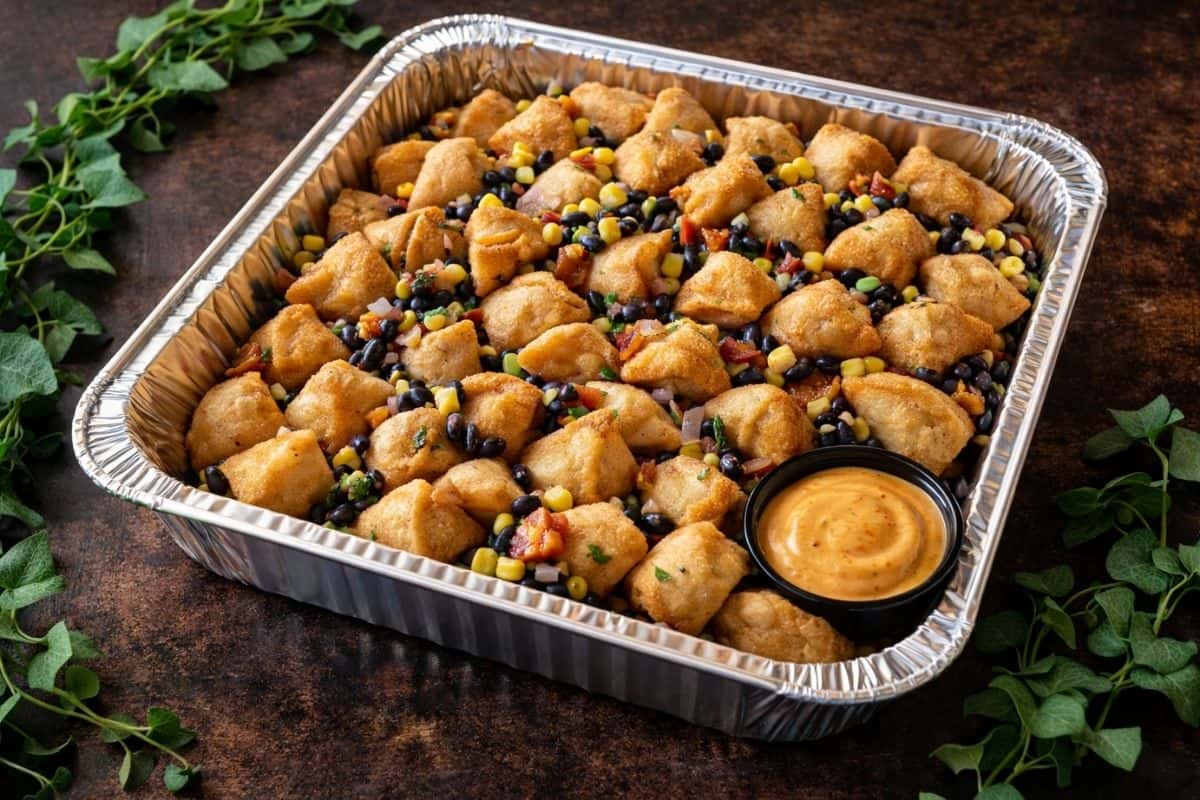chicken empanada platter