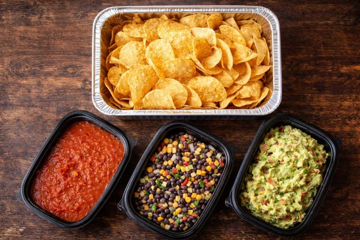 chips and salsa trio