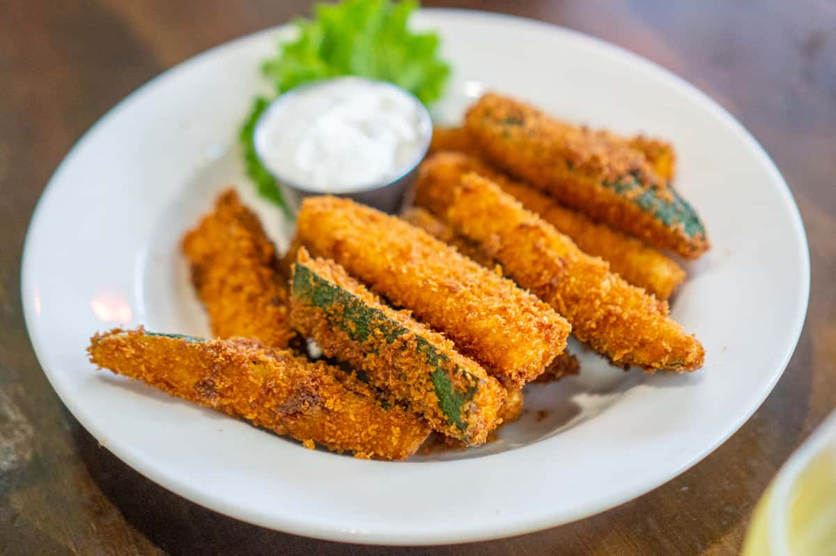 Crispy Panko Zucchini Spears - Menu - The Wheelhouse St. Pete