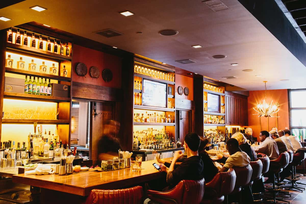 Alma Cocina Downtown bar area