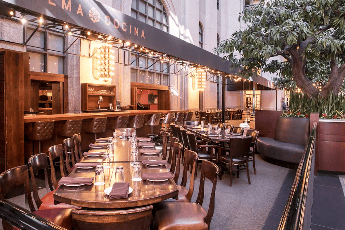 Alma Cocina Downtown patio