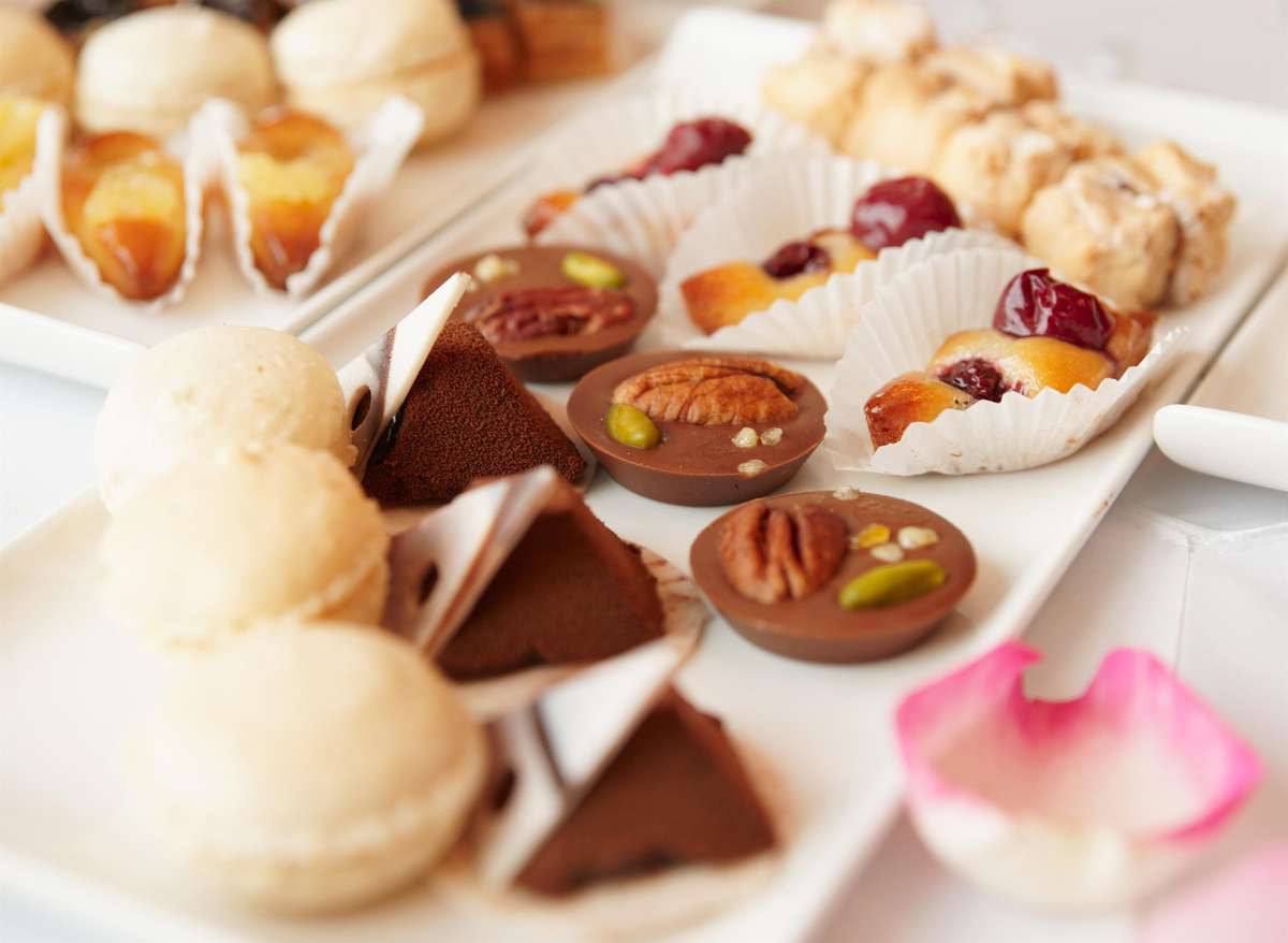 An assortment of mini desserts
