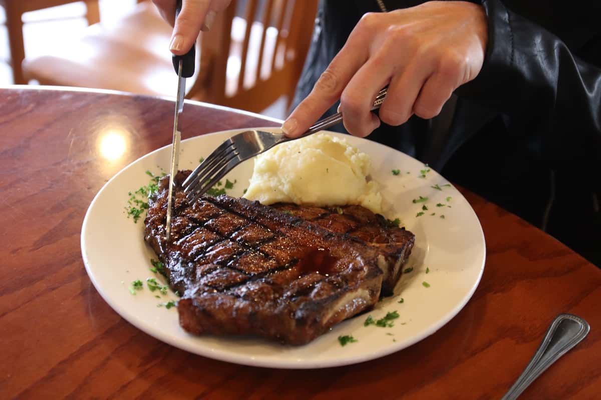 steak dinner