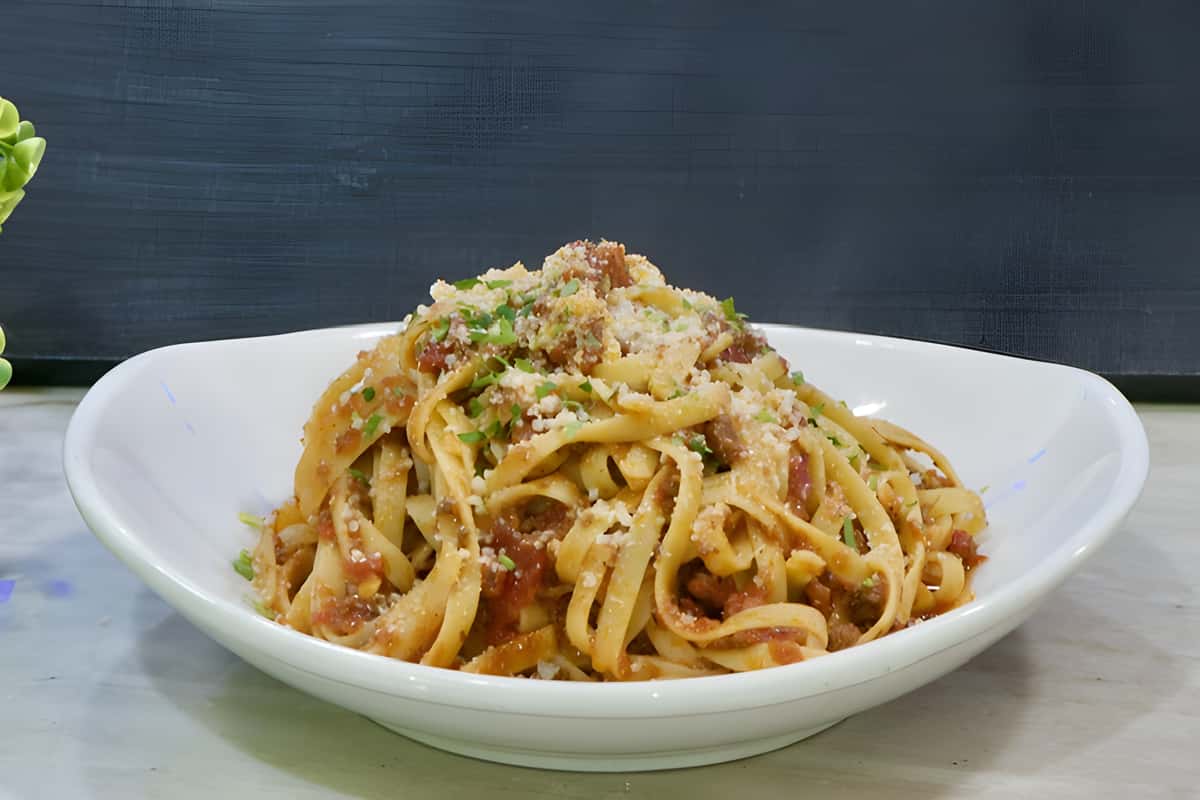 Pasta with cheese