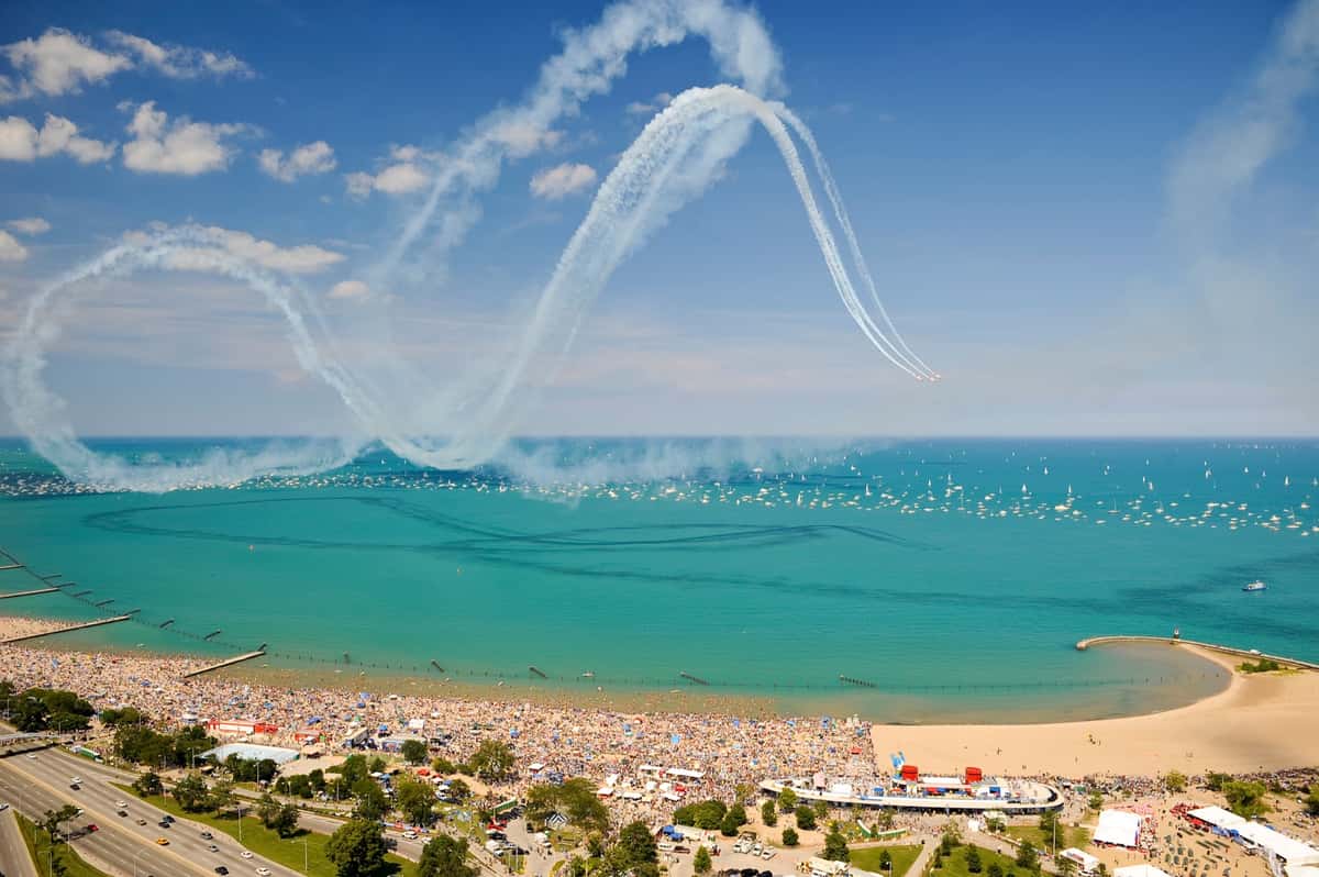 Air and Water Show at Shore Club