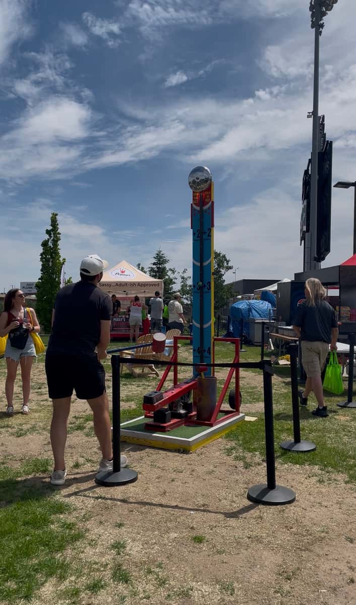 The Humbler Mobile Mini Golf hole at Minnesota Monthly's 2026 Grill Fest at CHS Field in Saint Paul, MN 