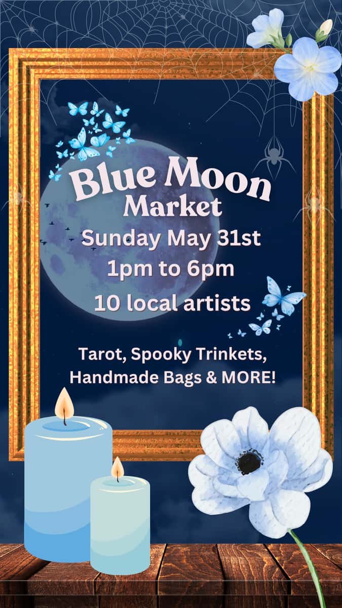 Laughing Bat Markets ~ Blue Moon Art Market