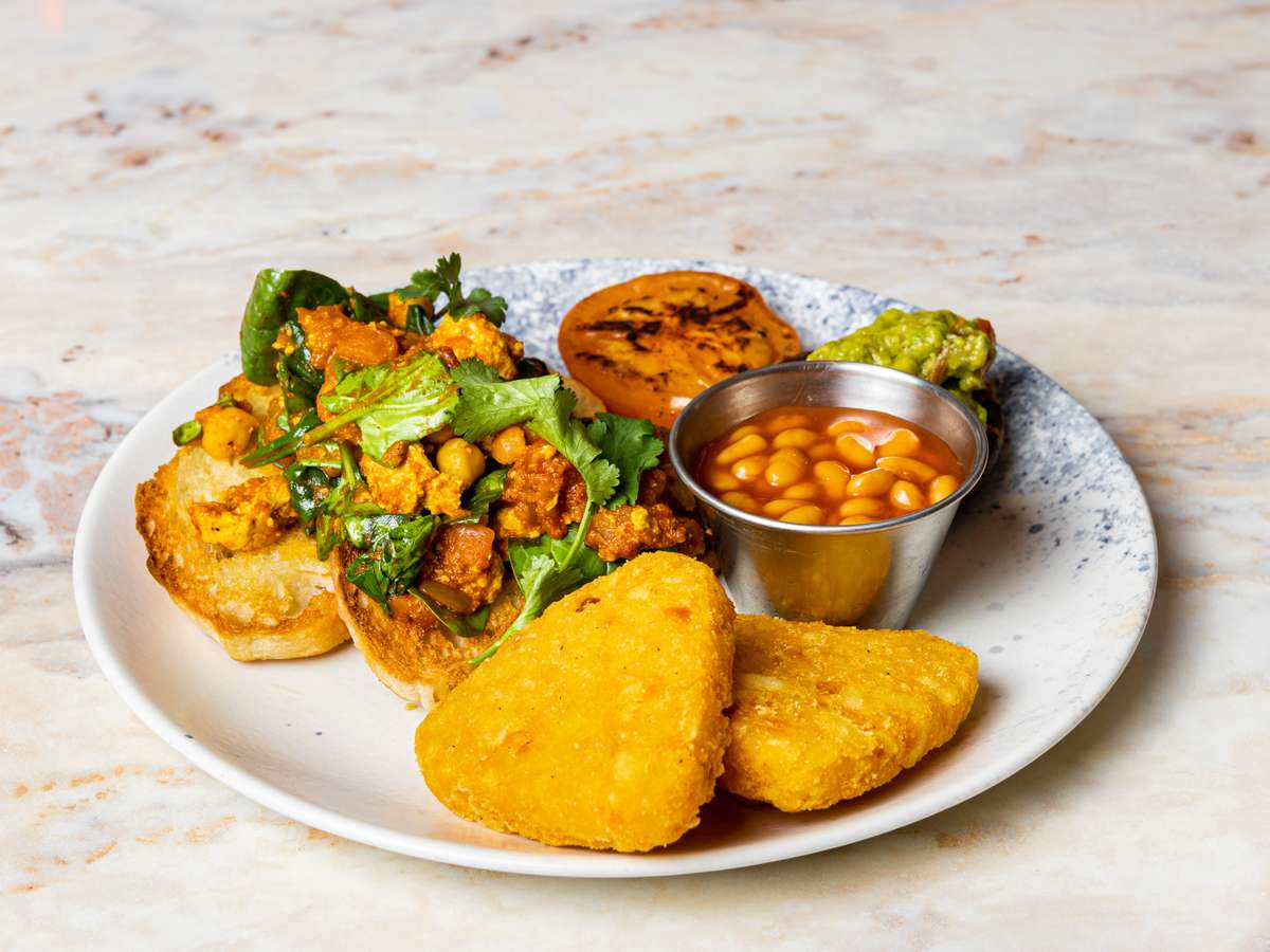 Organic Tofu Breakfast at leeds restaurant