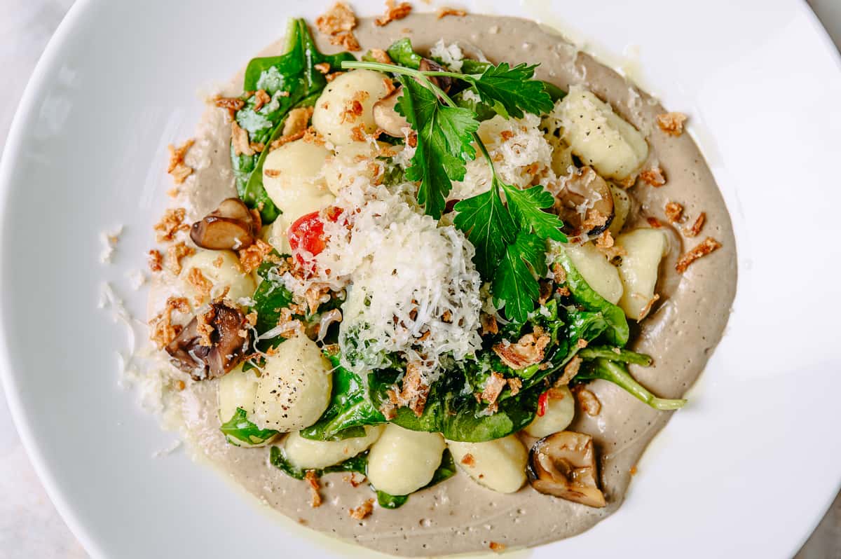 mushroom gnocchi