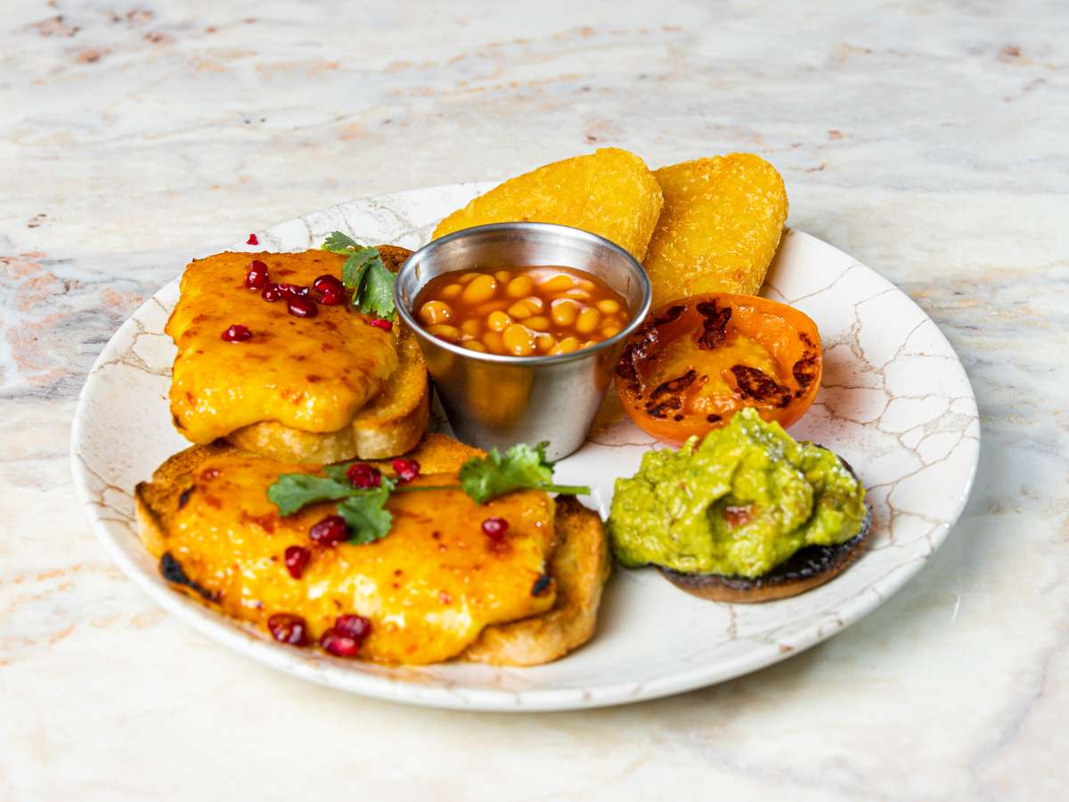 Mango Halloumi Breakfast leeds city centre