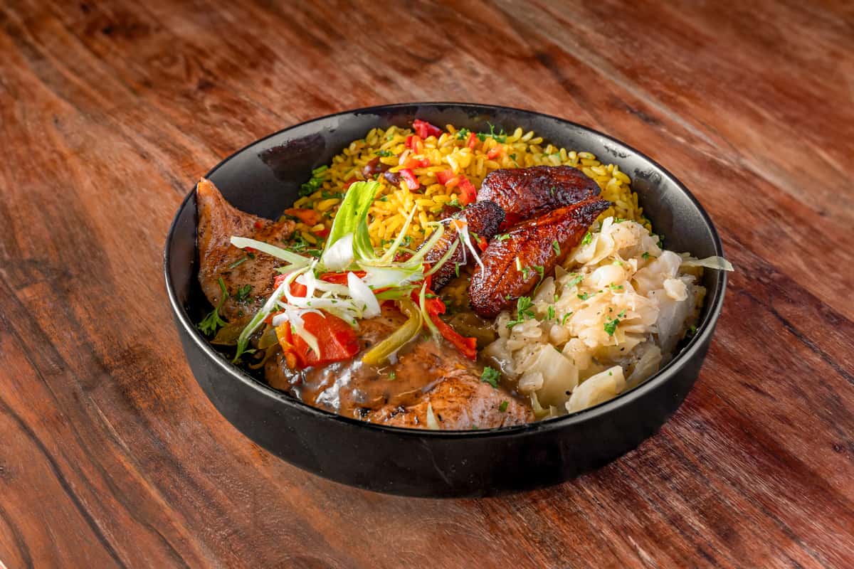 Jerk Salmon Bowl