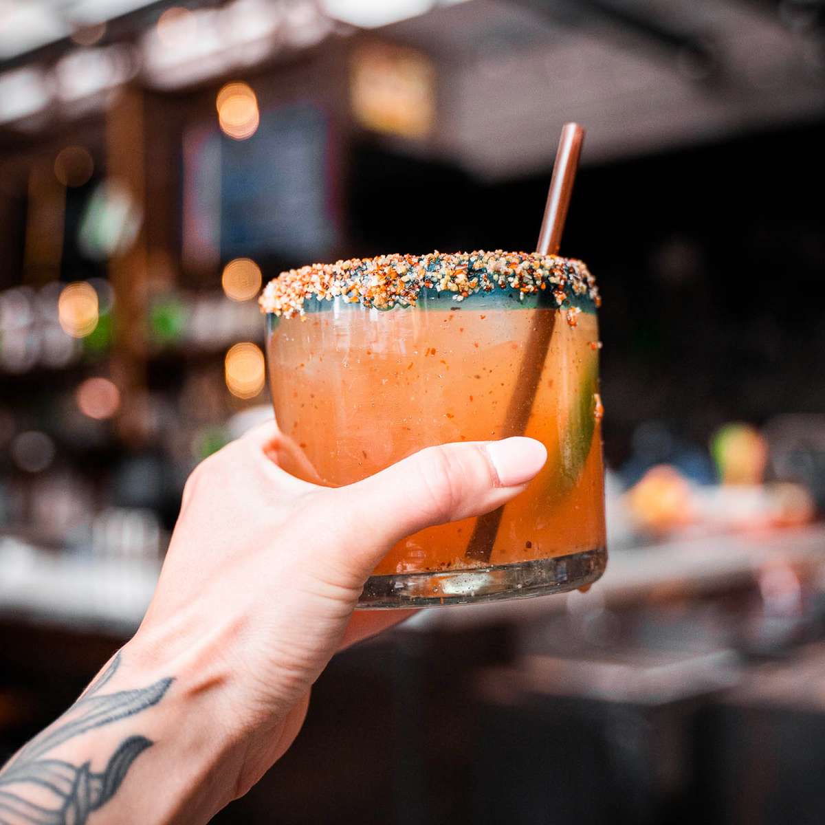 Zero Proof Cocktails at Federales Fulton Market