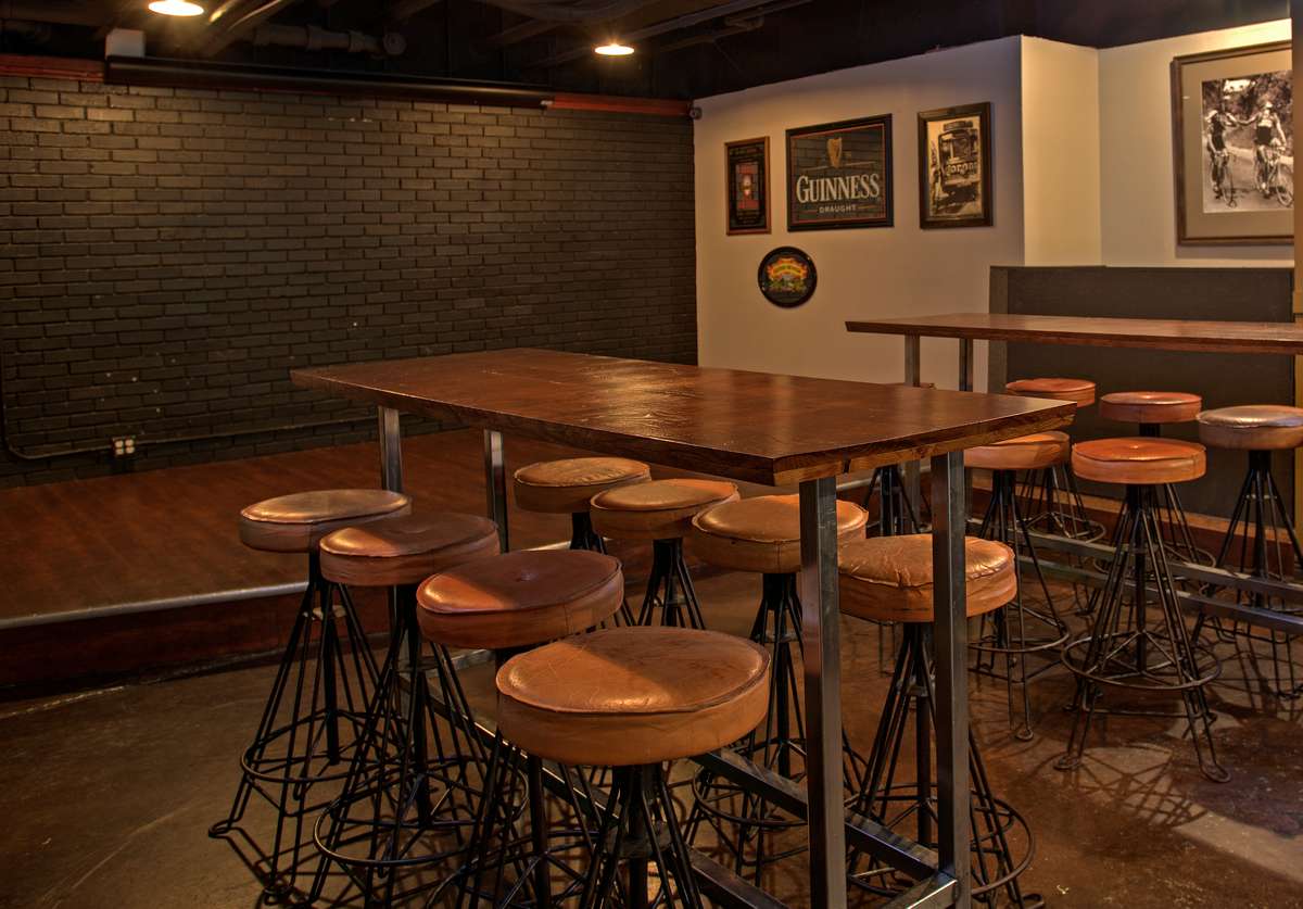 Pub tables with bar stools