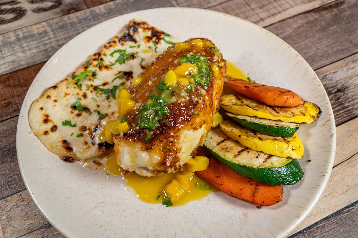 Mango Stuffed Chicken