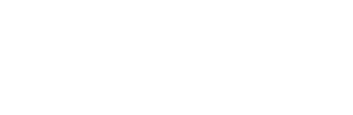 White illustration of a longhorn skull