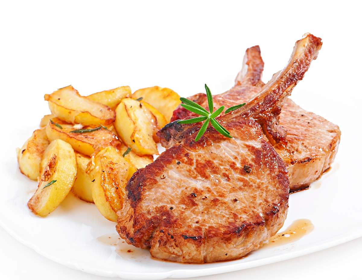 pork chops with potatoes