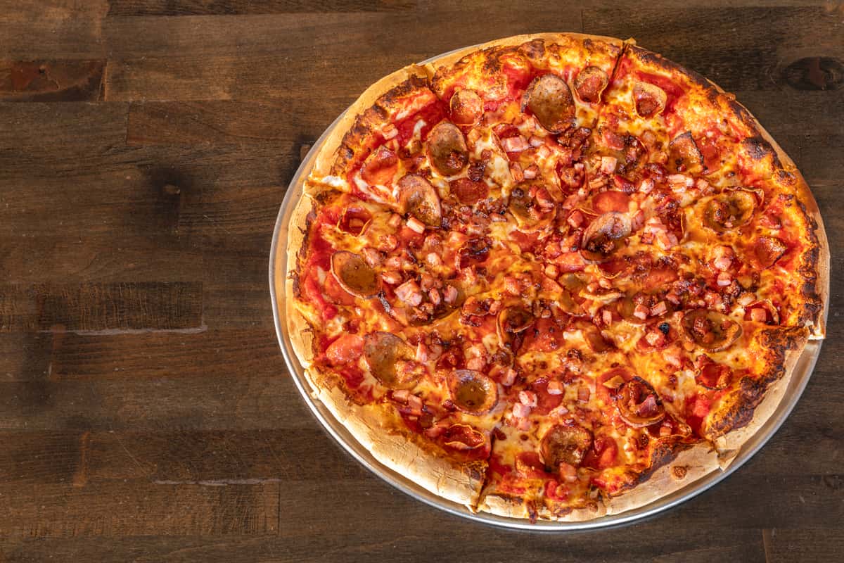 meat lovers pizza