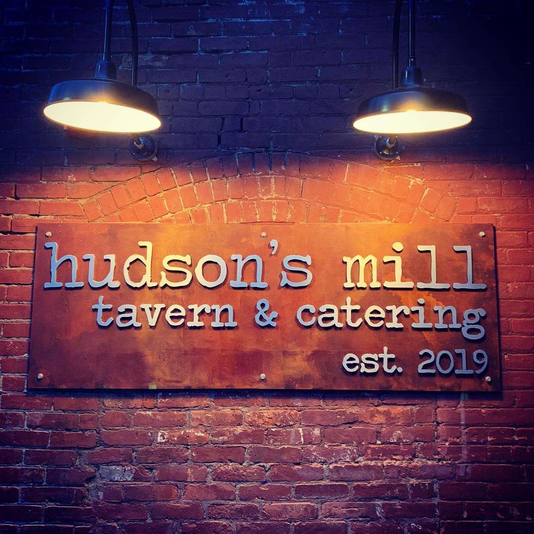 hudson's mill interior sign