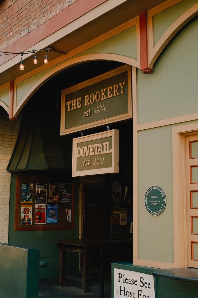 The Rookery exterior sign