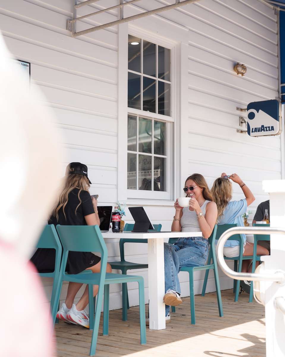 customers enjoying their stay