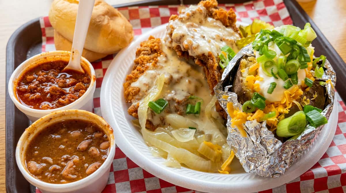 fried chicken meal