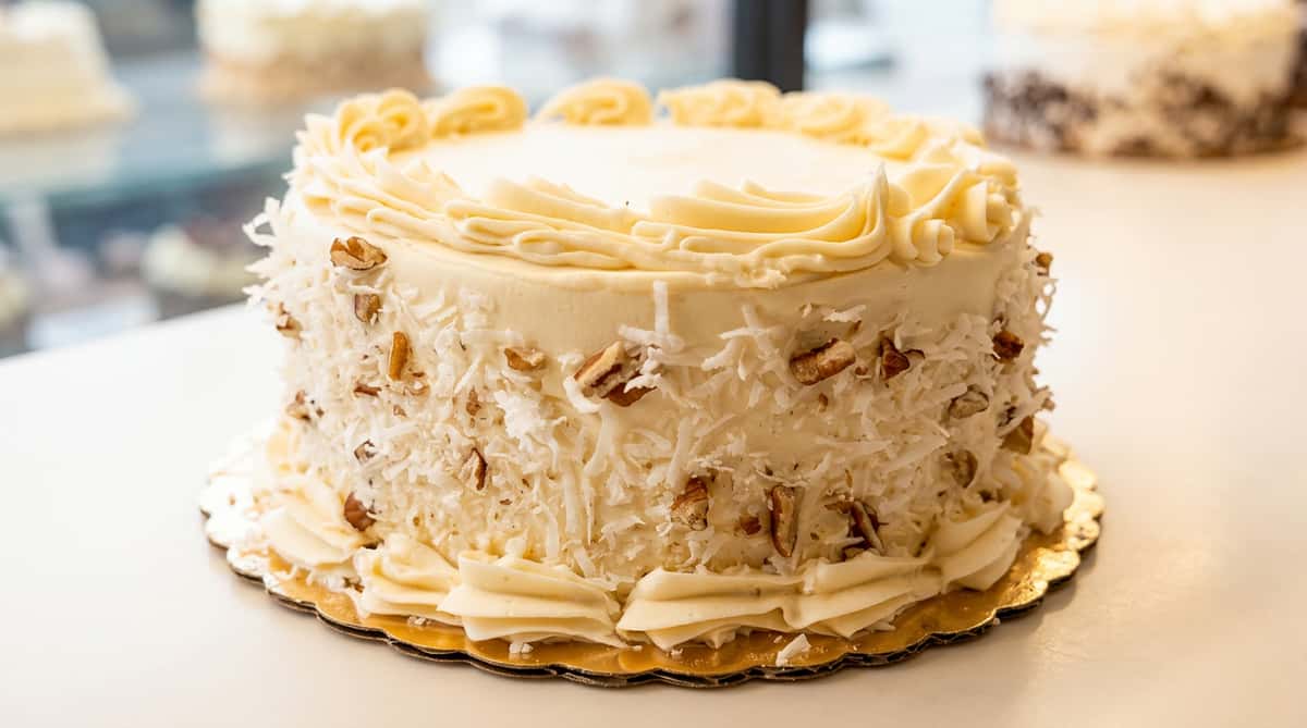 coconut pecan cake