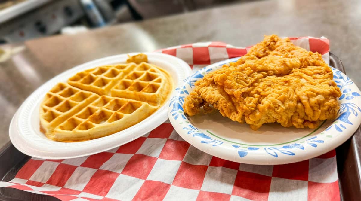 chicken and waffles