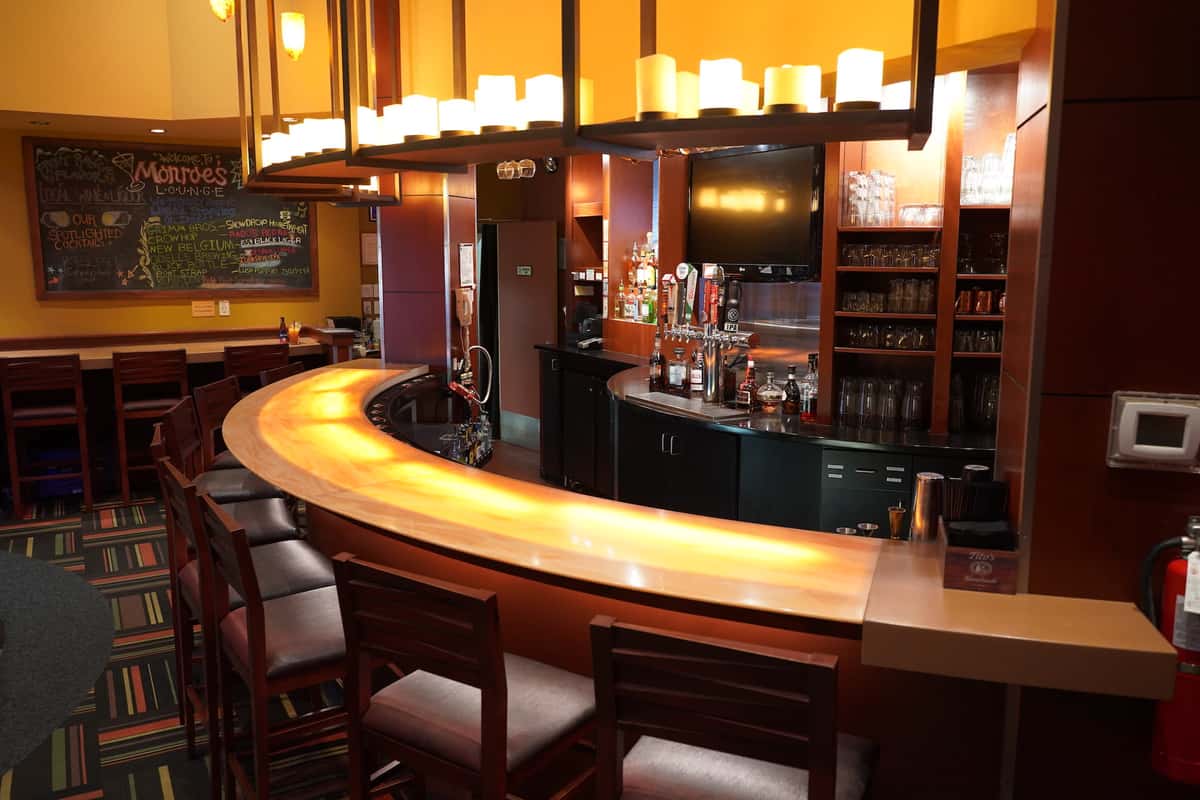 bar area
