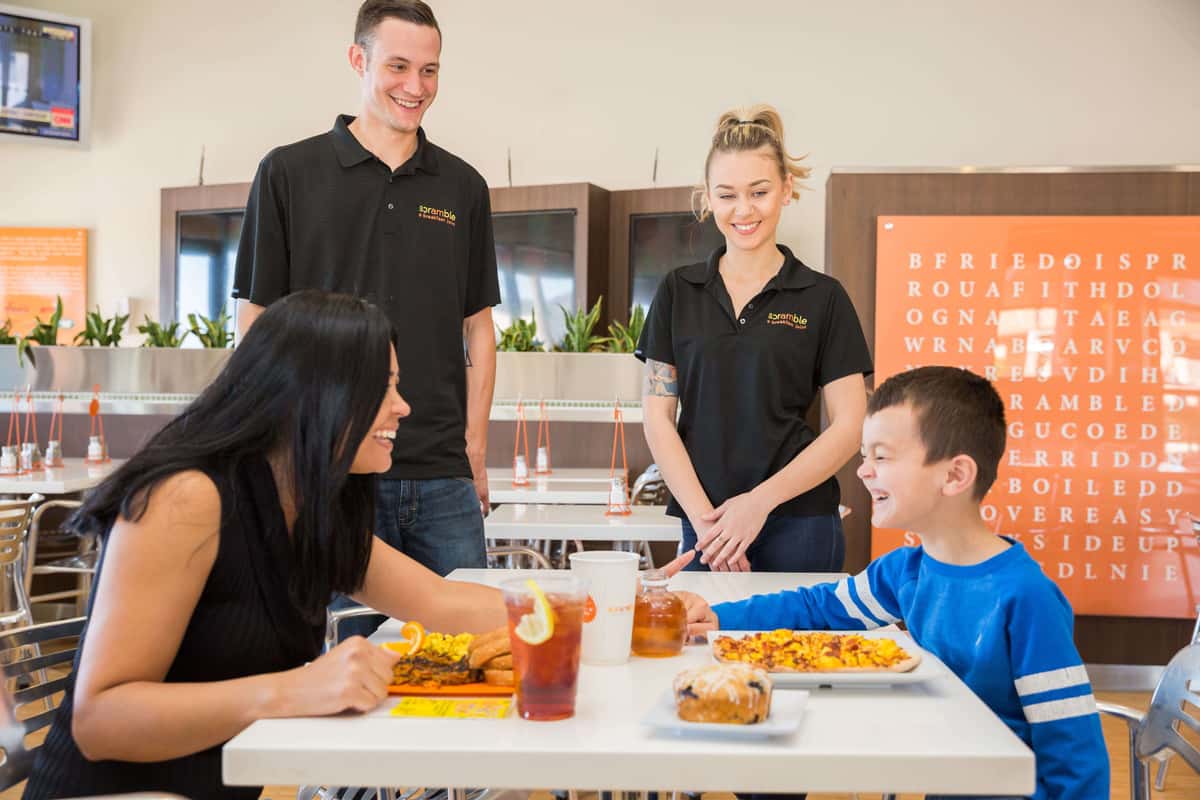 Dining at Scramble