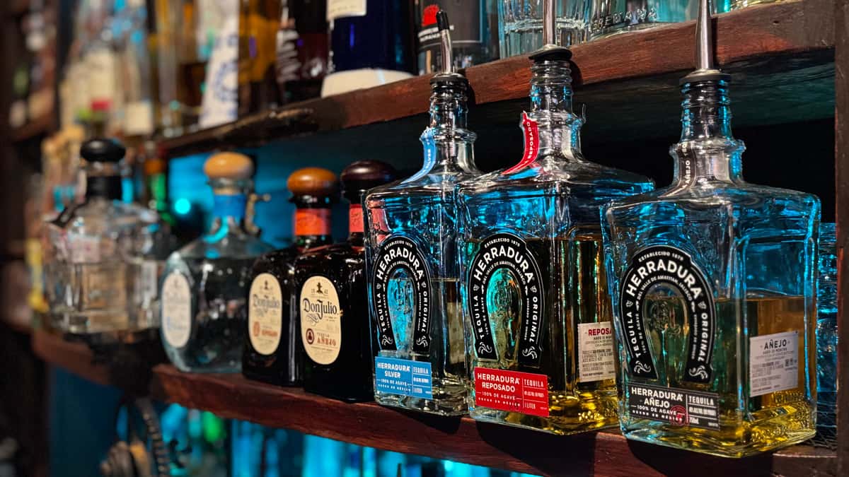 Tequila at Agave Restaurant
