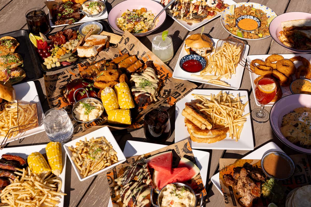 overview photo of all menu items