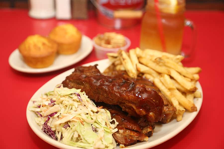French Fries and Pork Rib