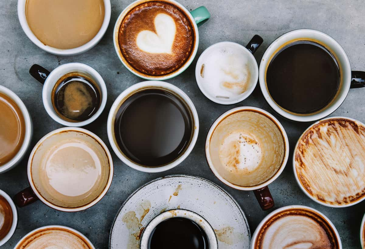 Cafe Au Lait Red I.P.A Italian Stunning Red Latte Cups