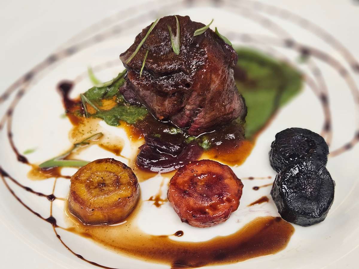 wine dinner dish