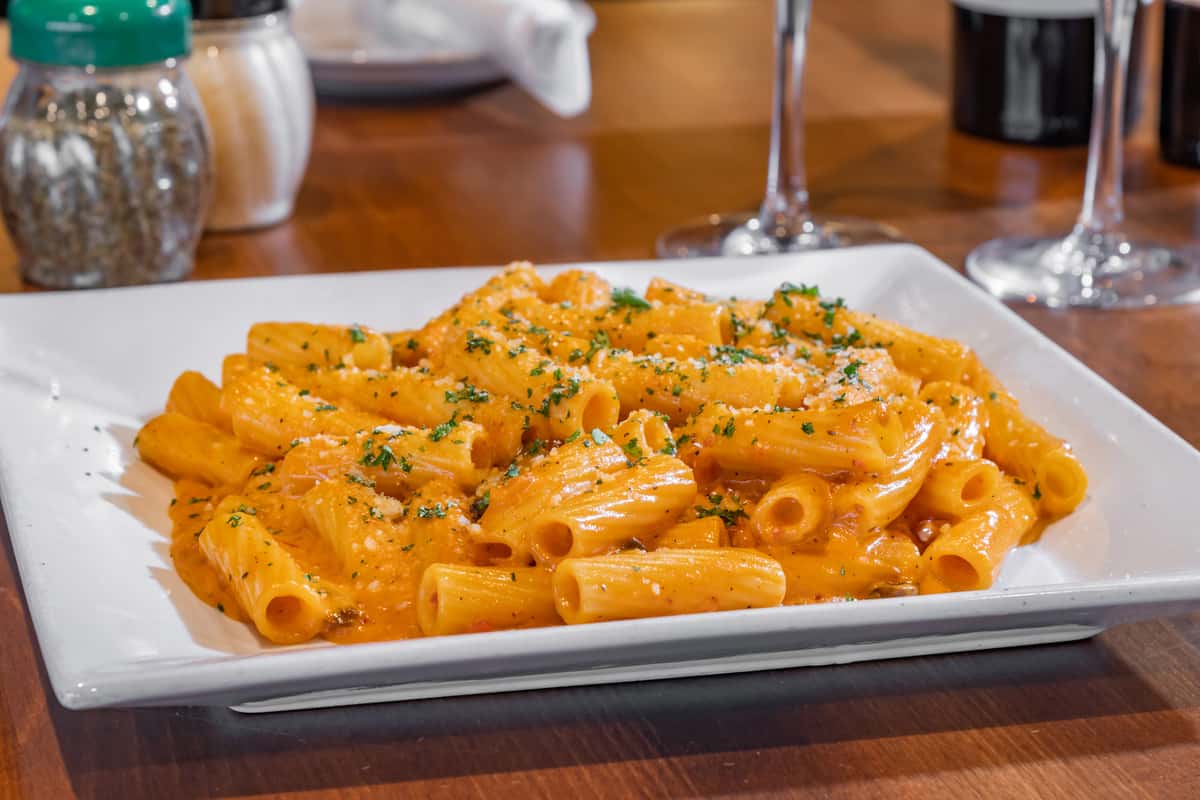 Rigatoni pasta