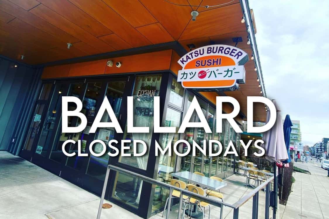 ballard closed on mondays