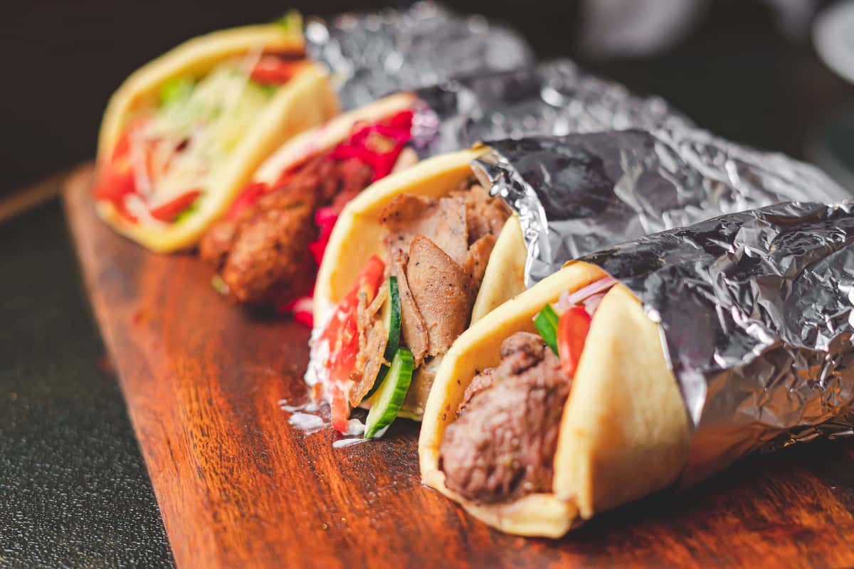 Shish Kebab sandwich Menu Sebastian's Mediterranean Cuisine